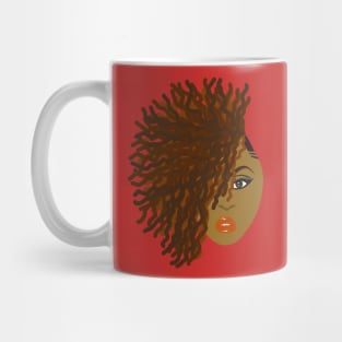 Reddish Brown Locs Natural Hair Mug